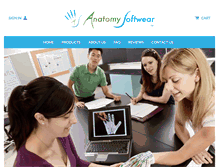 Tablet Screenshot of anatomysoftwear.com